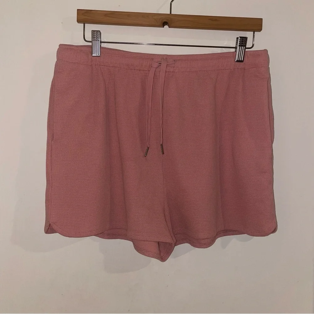 Pink Waffle Knit Lounge Pajama Set - Picture 8 of 11